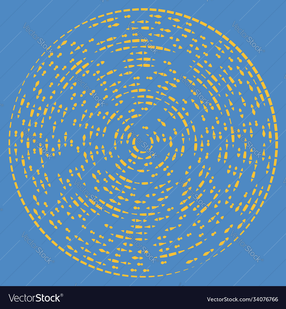 Abstract circular radial design element geometric Vector Image Abstract circular radial design element geometric