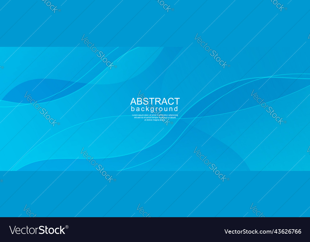 Abstract gradient blue curve background