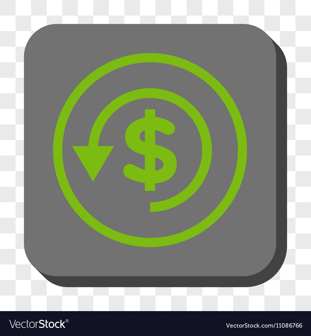 Chargeback rounded square button