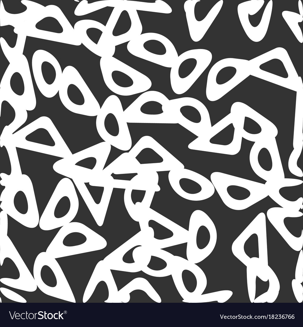 Circle abstract bio chain pattern