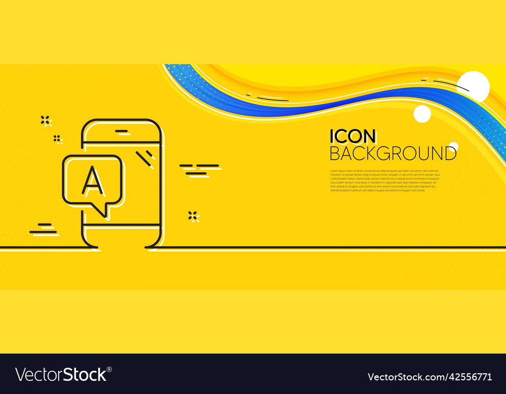 Ab testing line icon ui phone test sign minimal