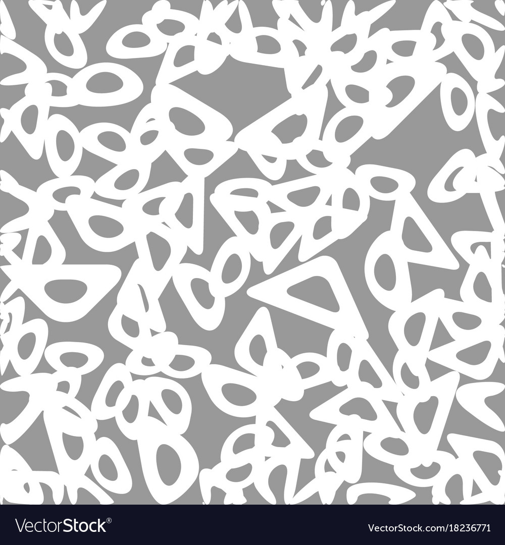 Circle abstract bio chain pattern