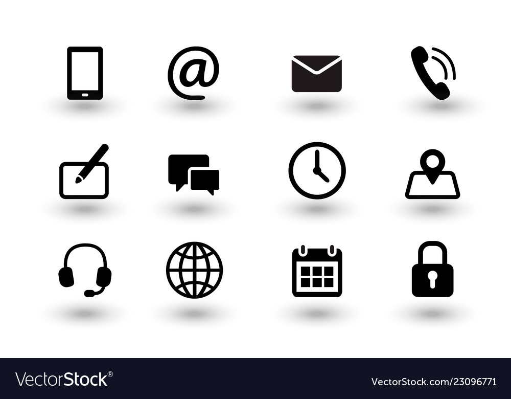 Communication & Contact Icons