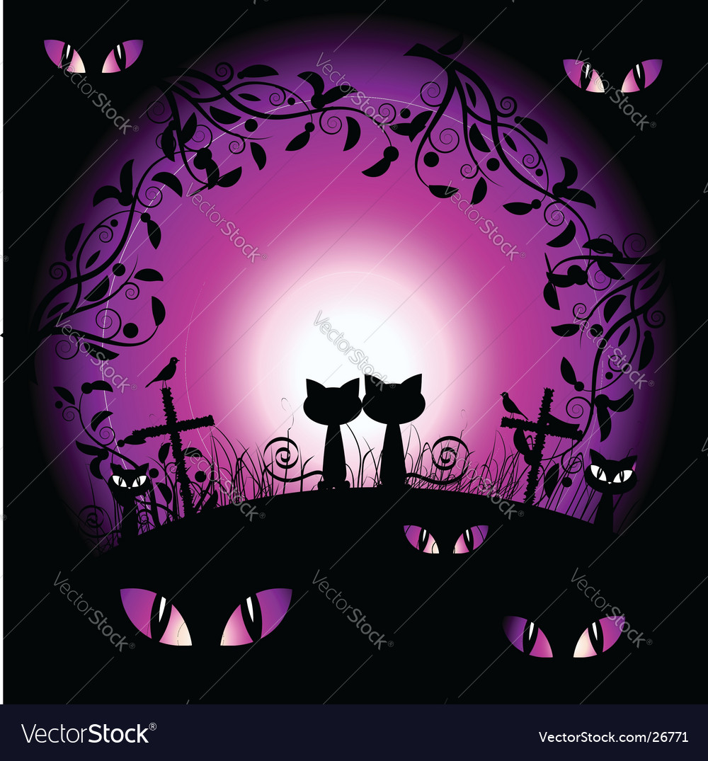 Halloween night background