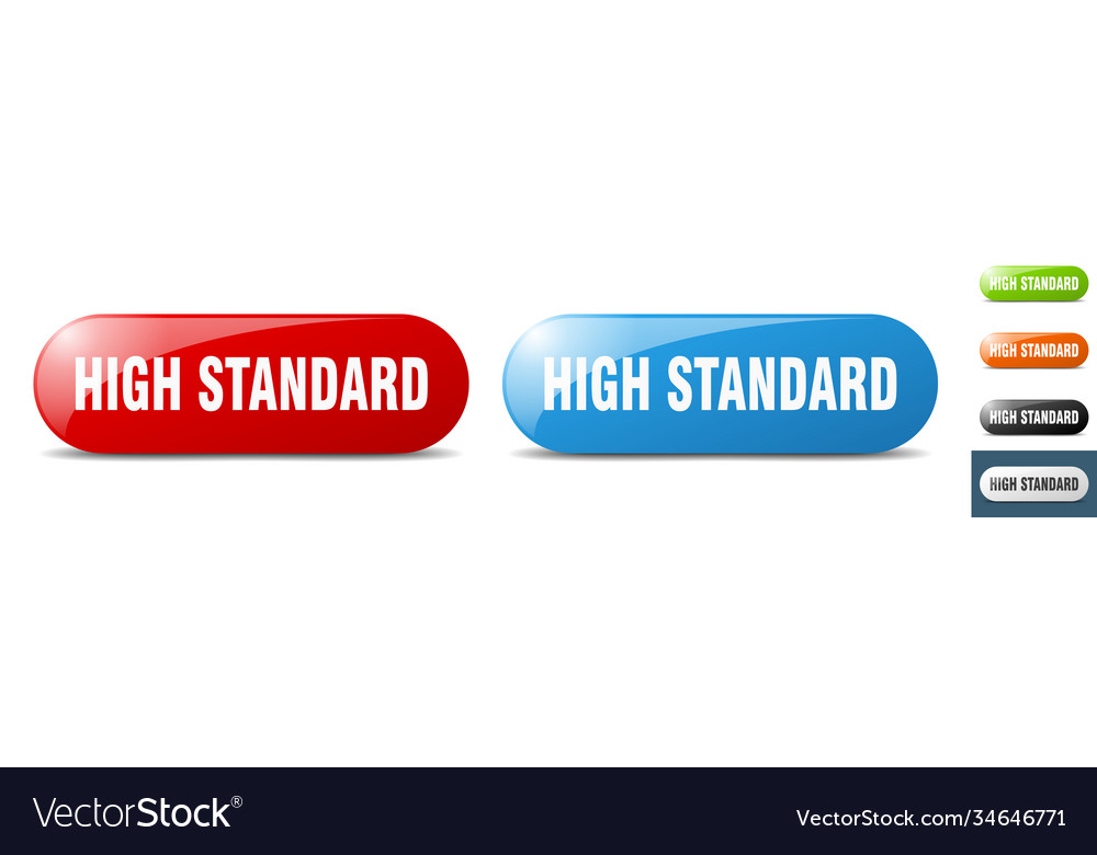 High standard button key sign push set