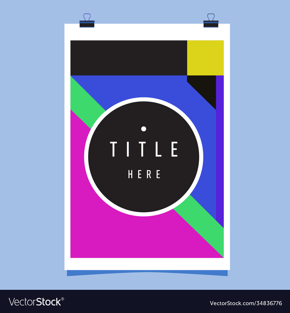Abstract colorful geometric pattern background vector image Abstract colorful geometric pattern background