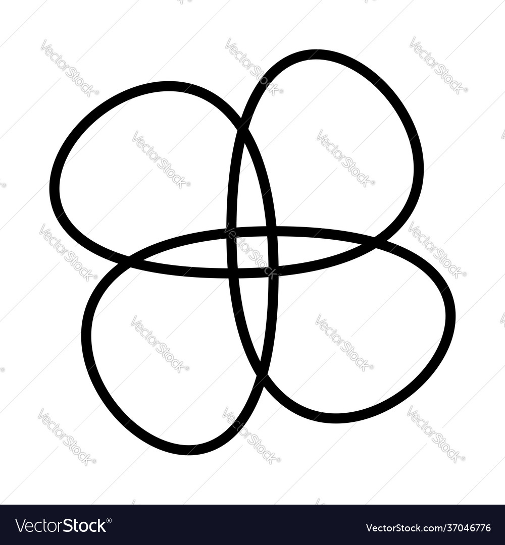 Abstract motif mandala shape design element vector image Abstract motif mandala shape design element
