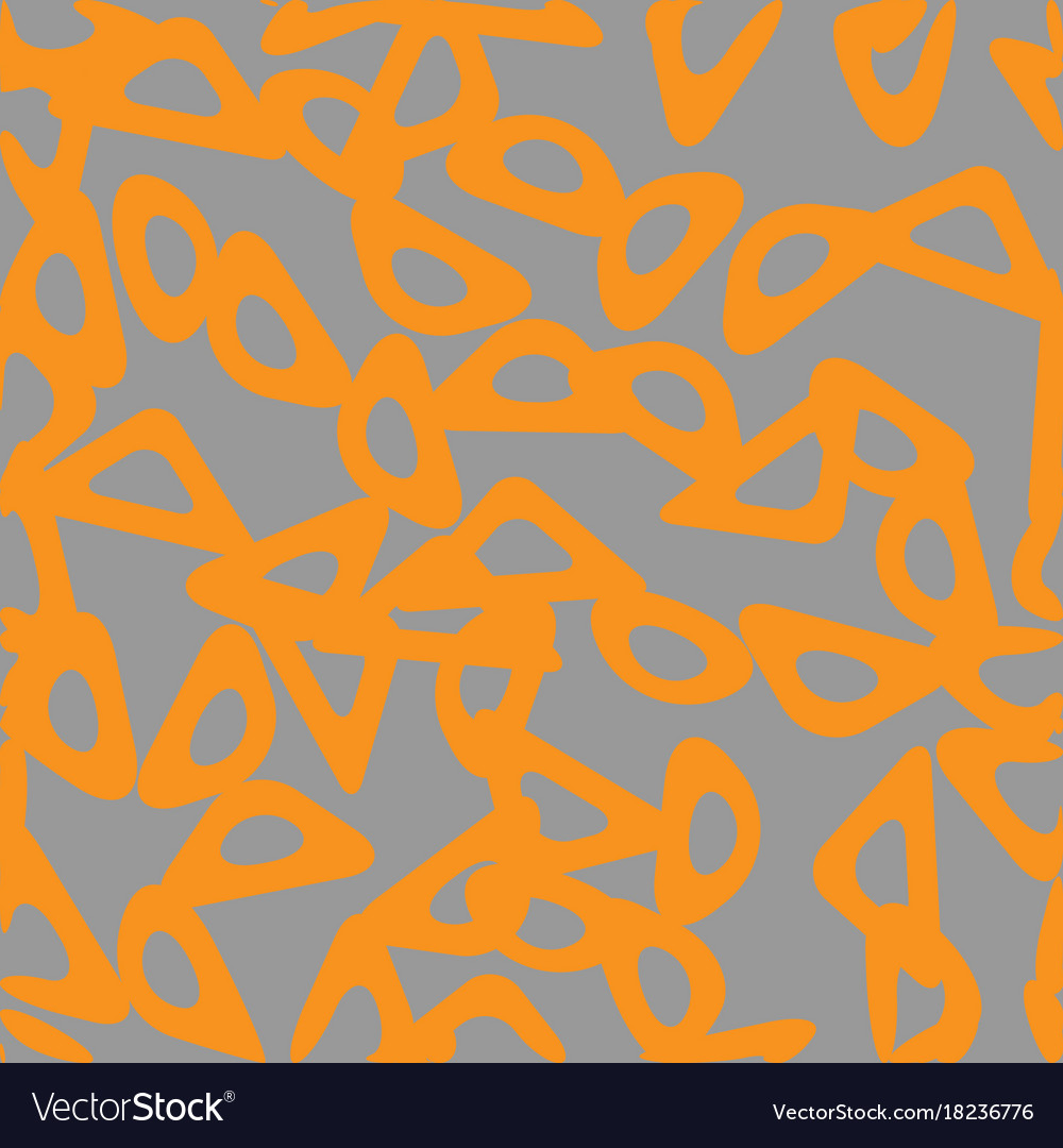 Circle abstract bio chain pattern