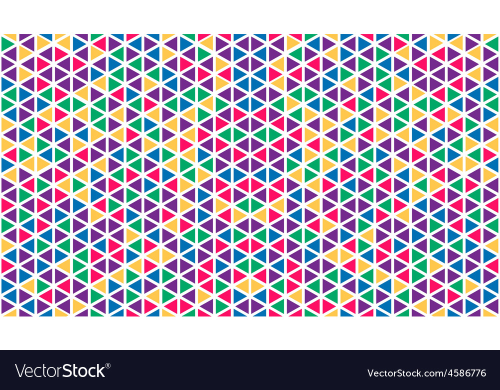 Colorful Triangle Seamless Pattern