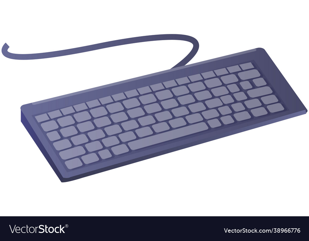 Dark mobile modern keyboard template with buttons