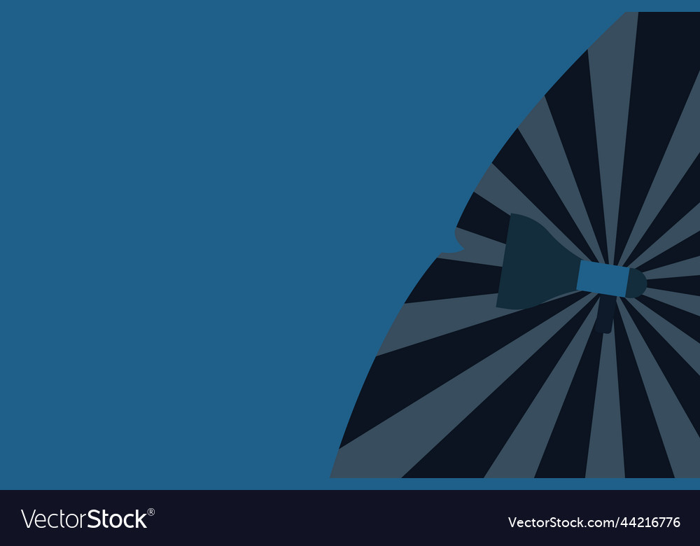 Flat design empty esp template copy space text vector image Flat design empty esp template copy space text