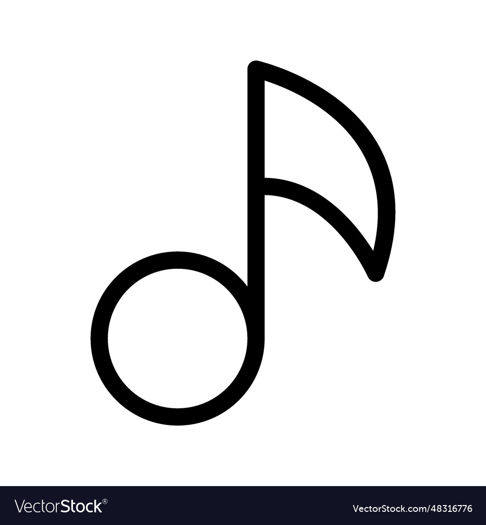 Music icon Royalty Free Vector Image - VectorStock