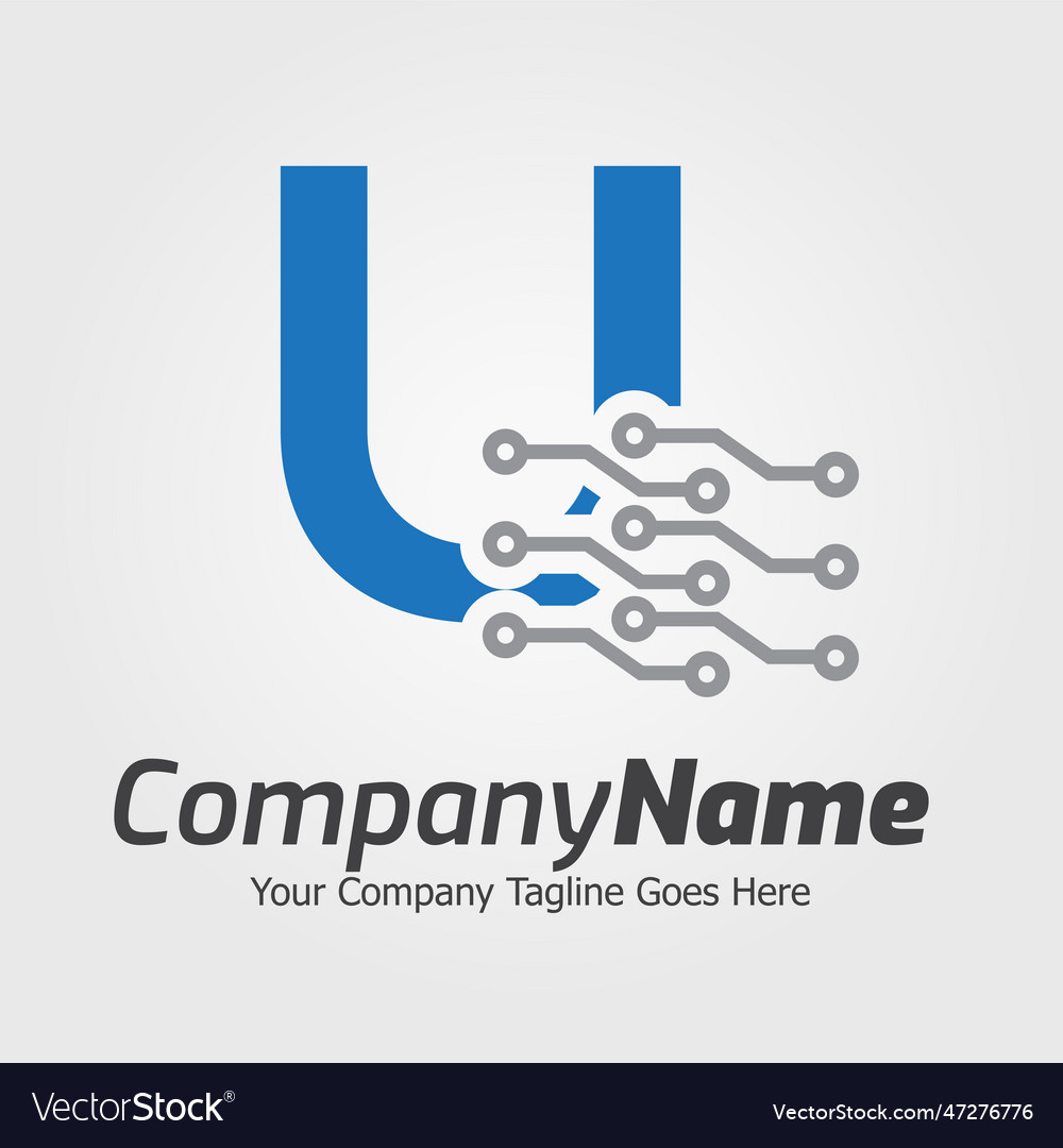 Programming code and technology logo template