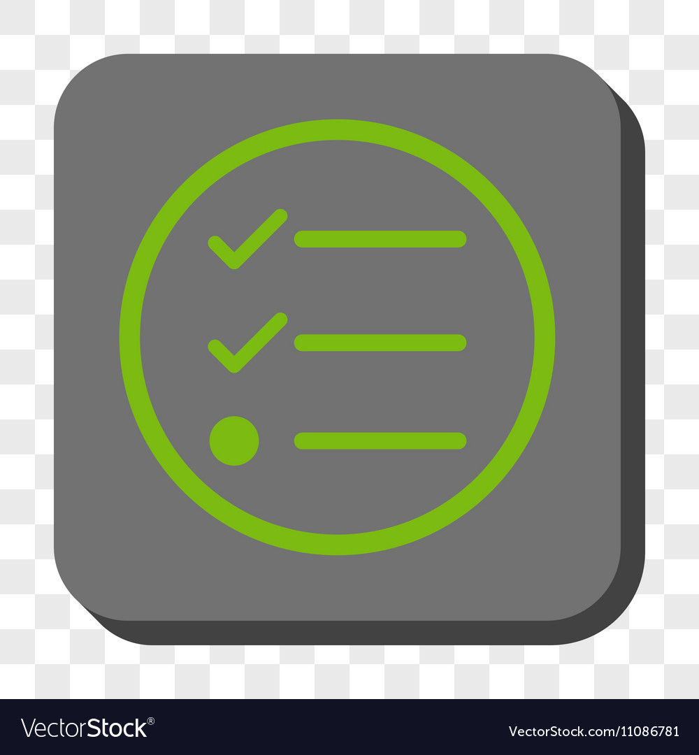 Checklist rounded square button