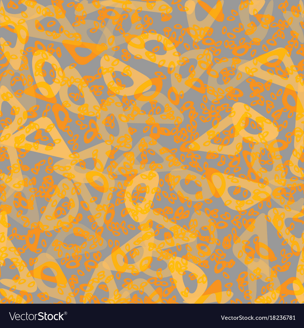 Circle abstract bio chain pattern