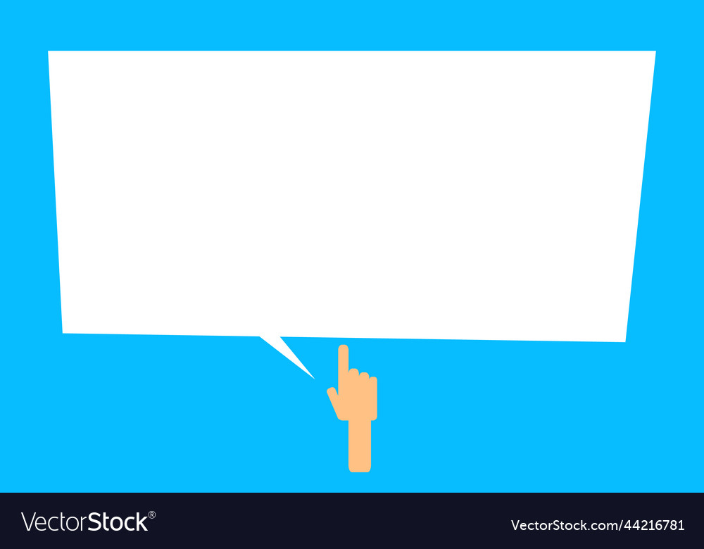 Flat design business empty copy space text for ad