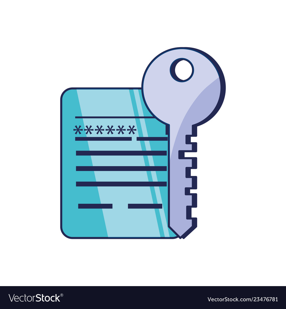 Key protection and document with password