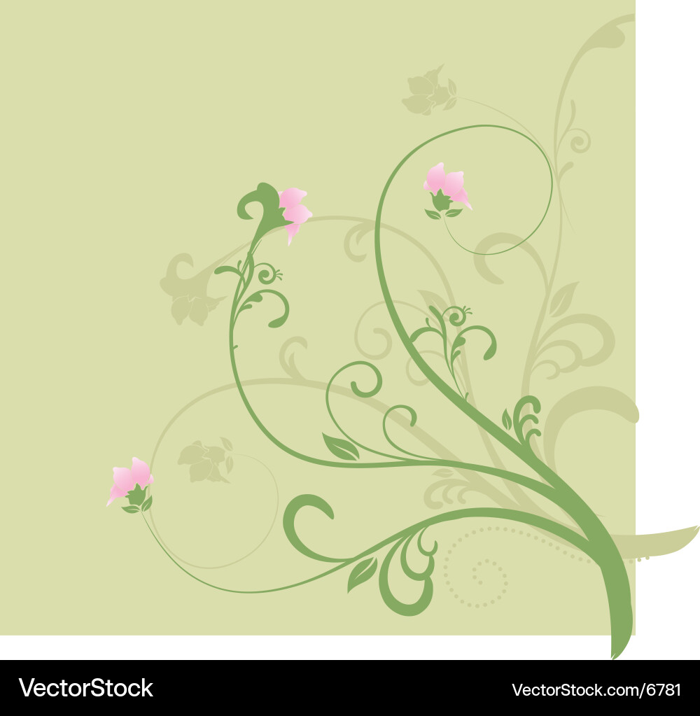 Spring floral Royalty Free Vector Image - VectorStock