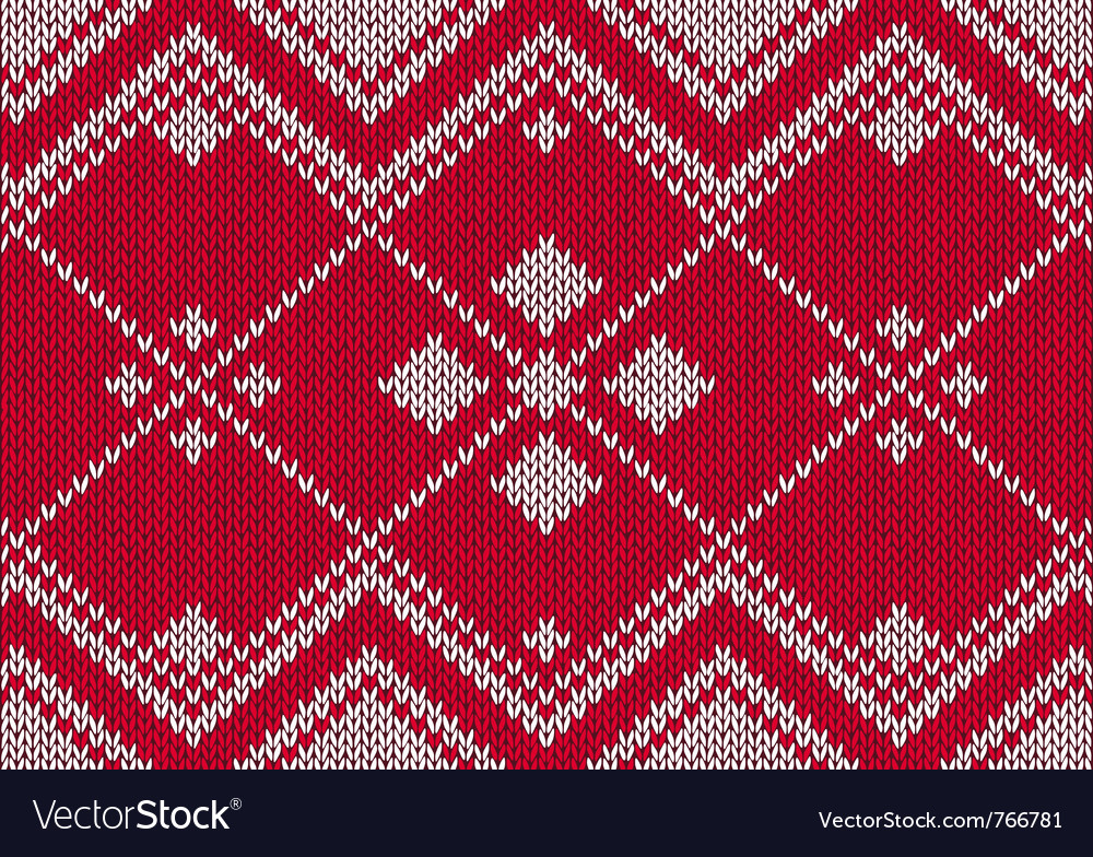 Style seamless knitted pattern