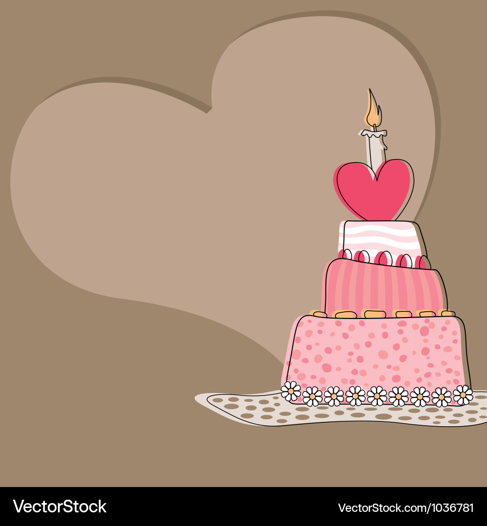 Sweet cake Royalty Free Vector Image - VectorStock