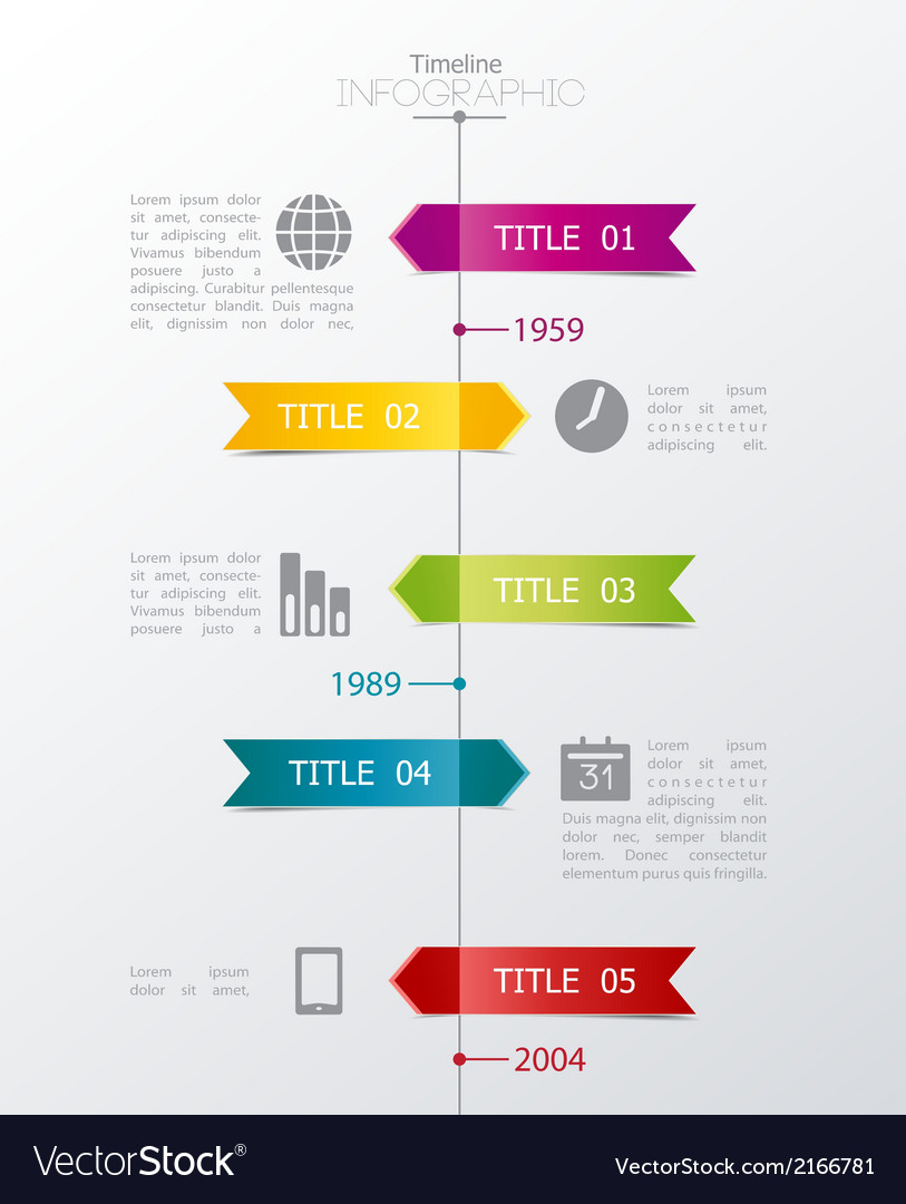 Timeline Royalty Free Vector Image - VectorStock