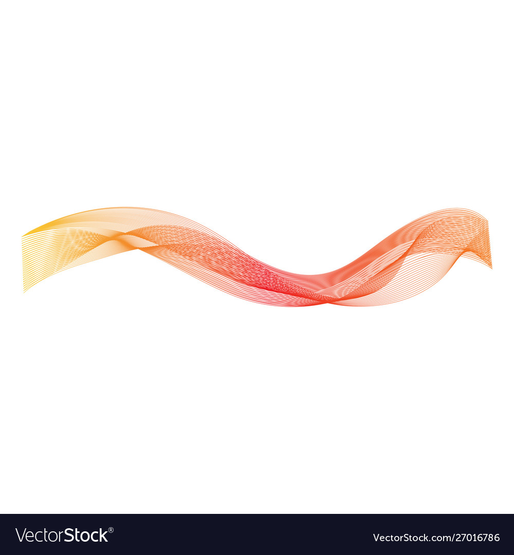 Abstract color wave flow design