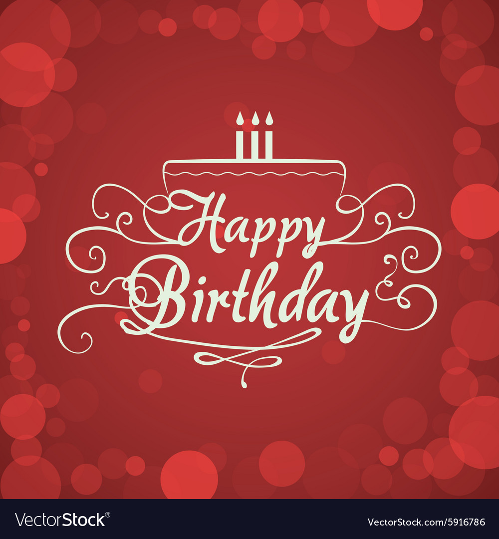 Birthday design Royalty Free Vector Image - VectorStock