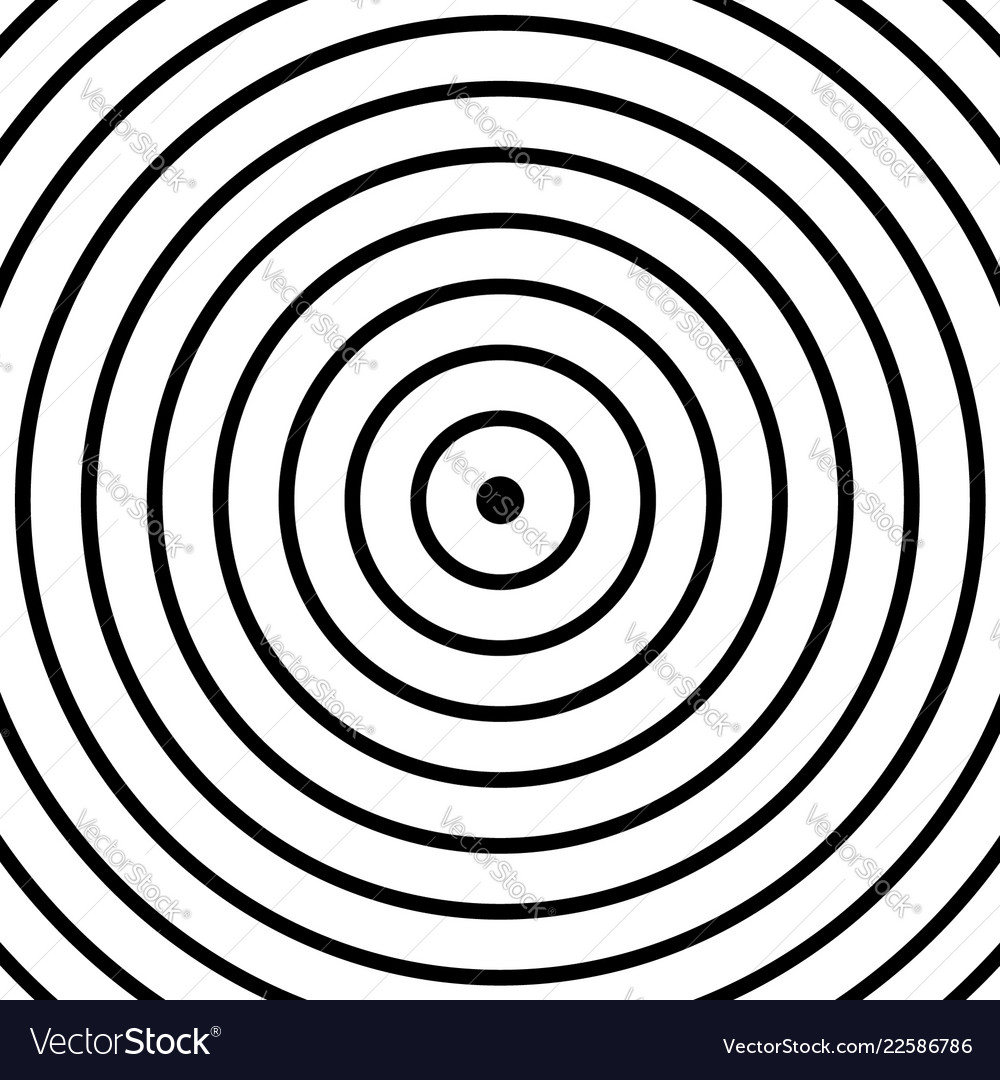 Concentric circles pattern abstract Vector Image Concentric circles pattern abstract