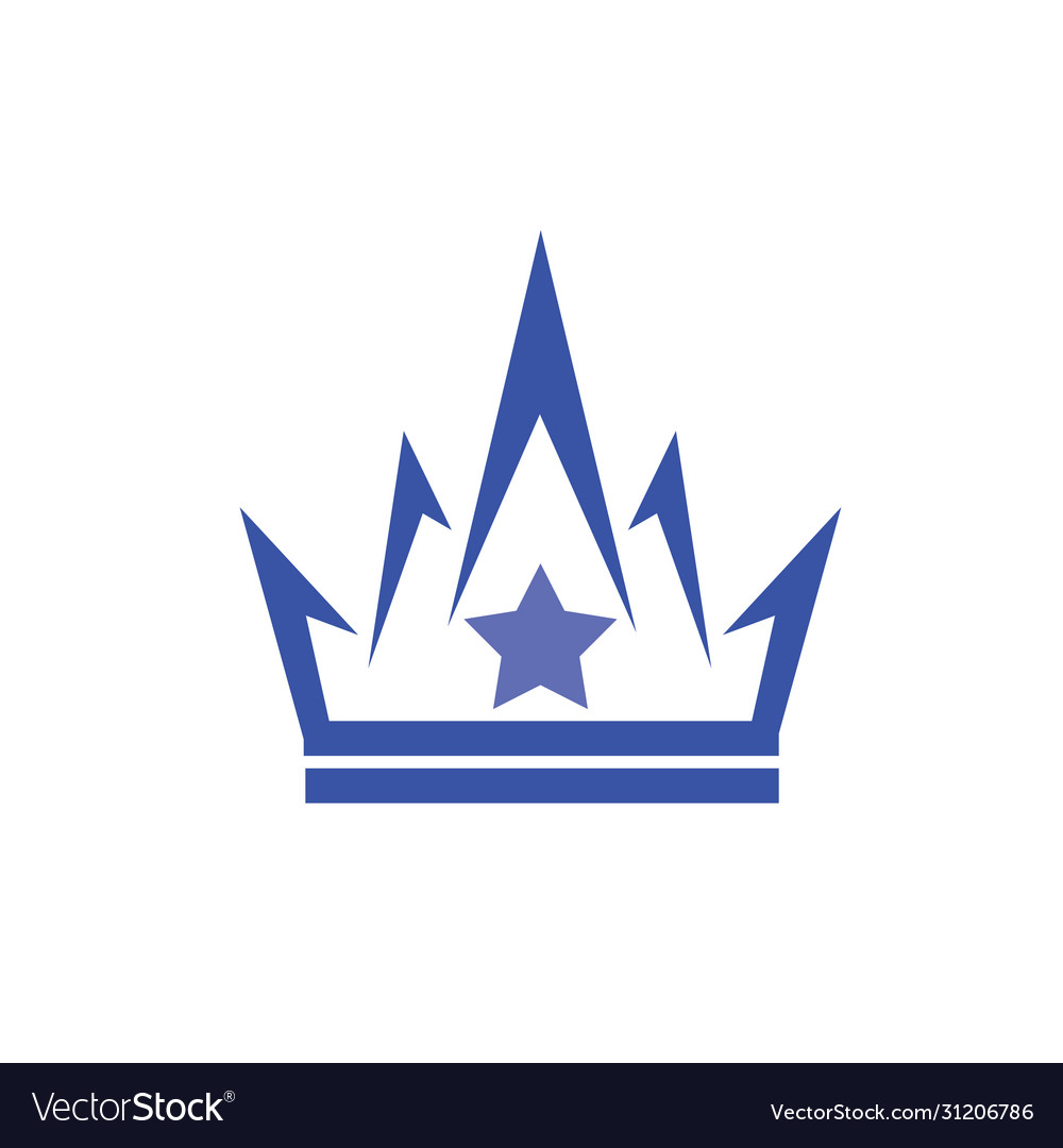 Crown Star Logo - Elegant Emblem