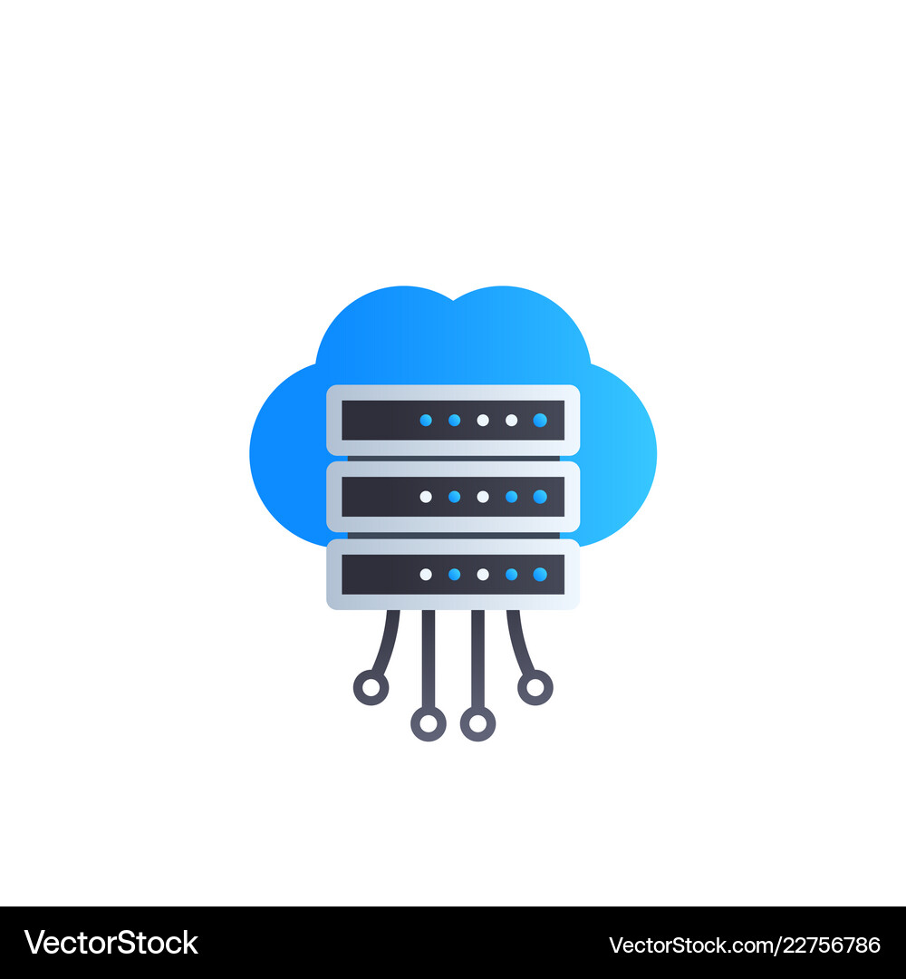 Hosting services Royalty Free Vector Image - VectorStock