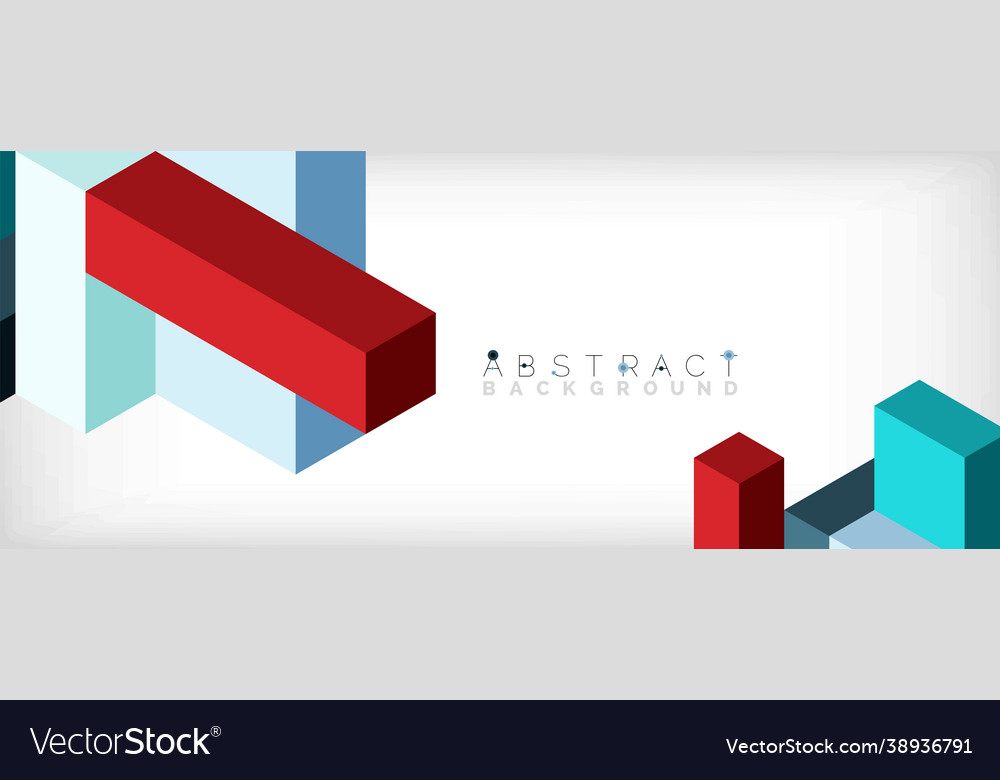 Abstract background 3d cubes cubic elements