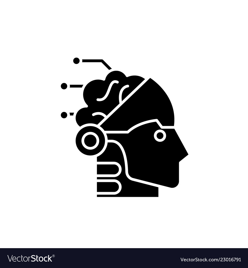 Artificial Intelligence Robot Icon