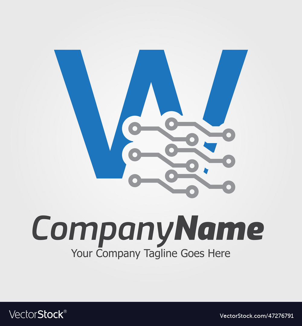 Programming code and technology logo template