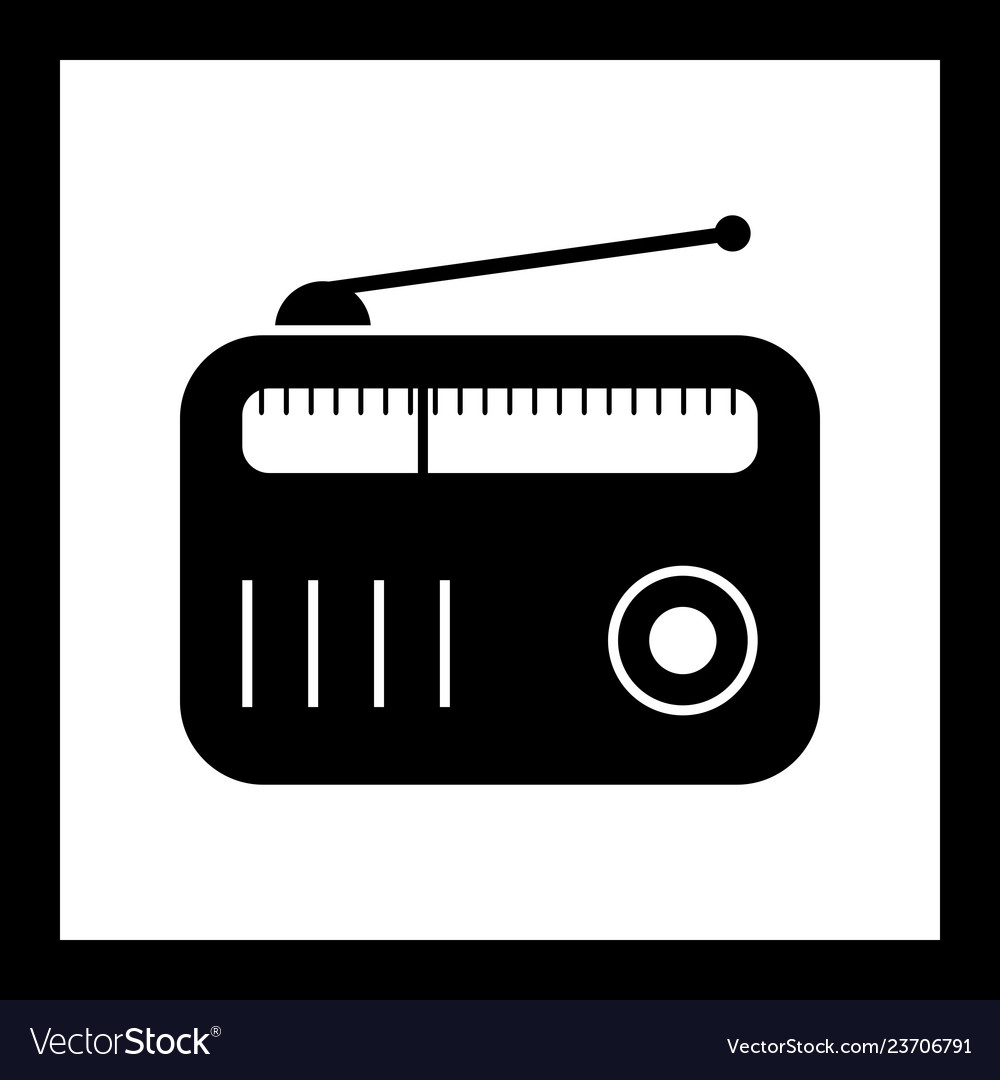 Radio icon Royalty Free Vector Image - VectorStock