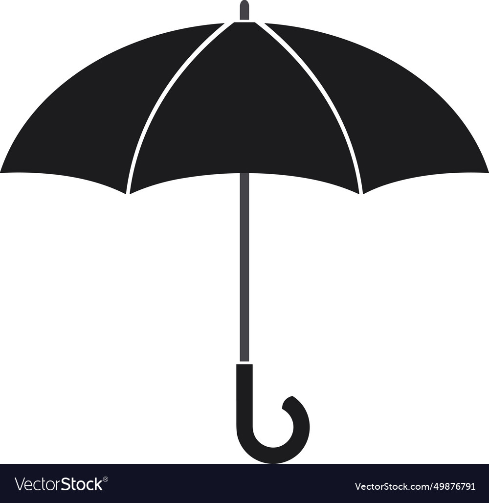 Umbrella icon rain protection symbol insurance