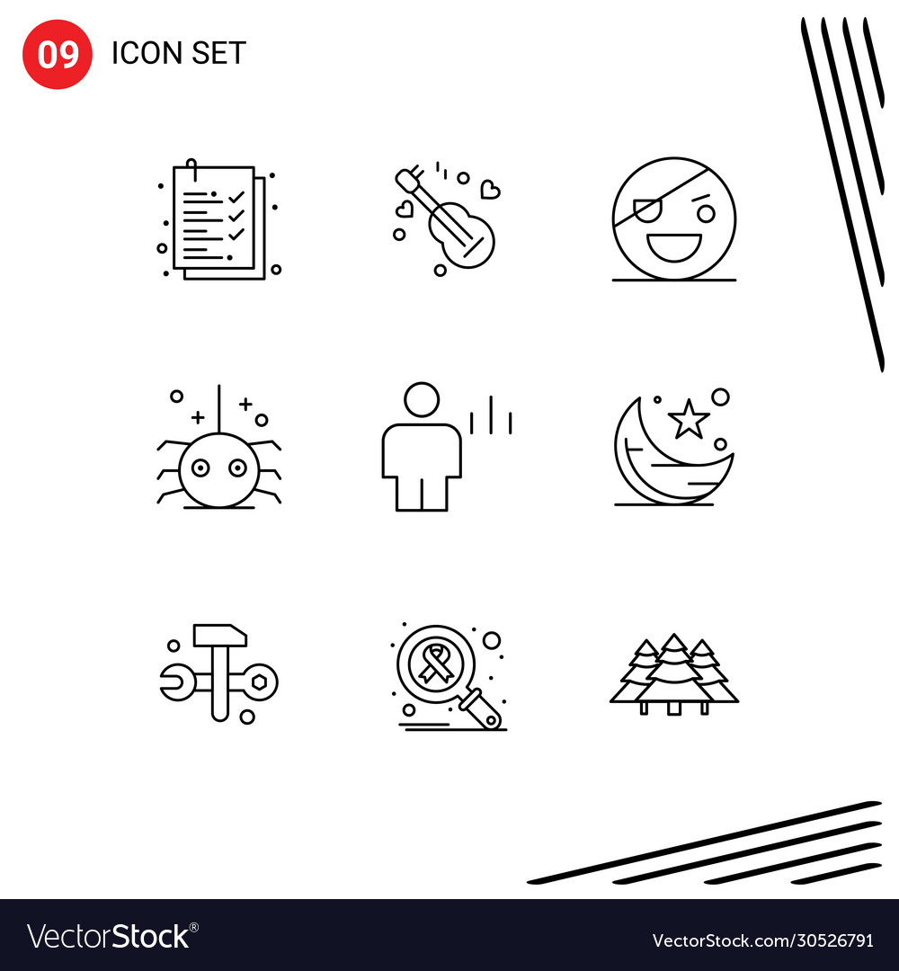 User interface pack 9 basic outlines avatar