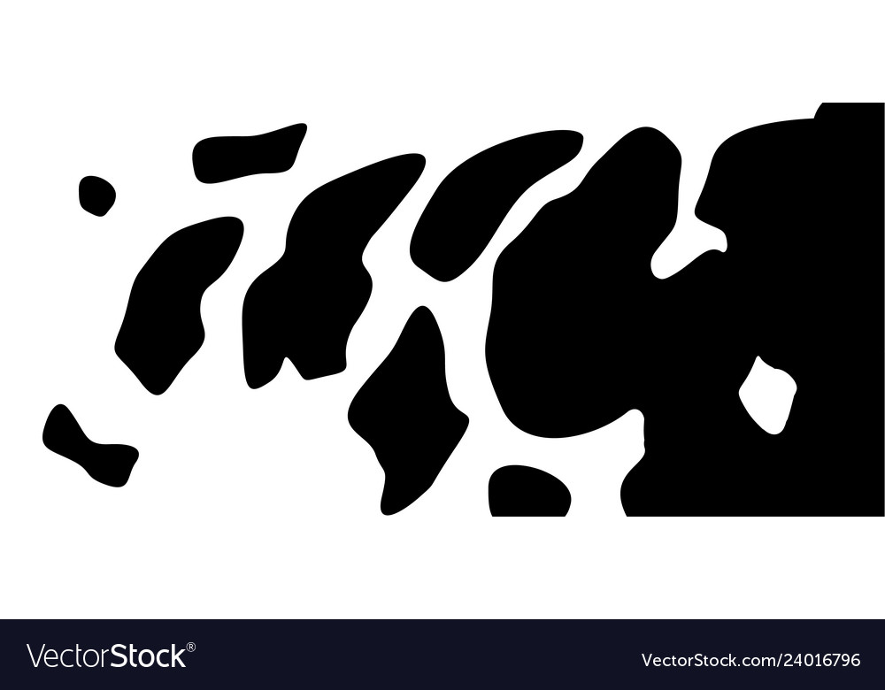 Abstract coloring of a cow simple pattern small