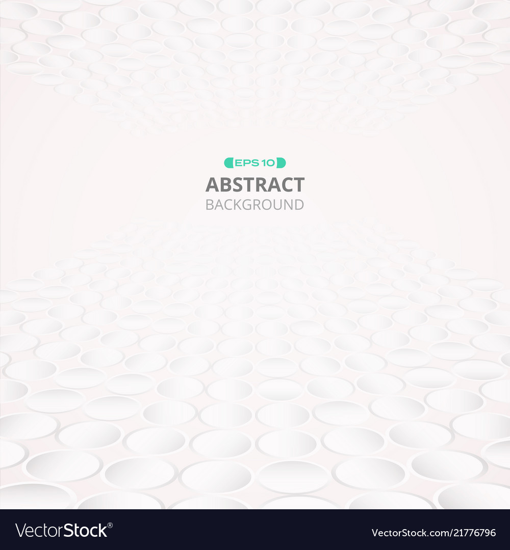 Abstract gray round perspective pattern Royalty Free Vector