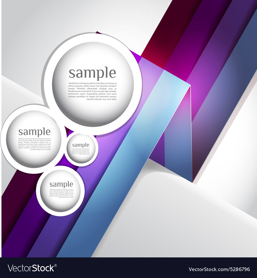 Abstract web design bubble line