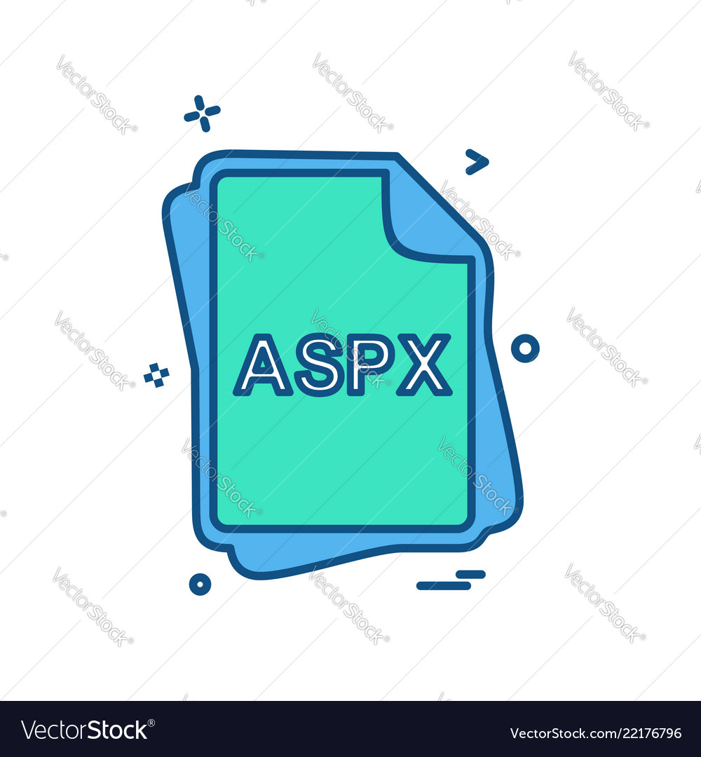 Aspx file type icon design