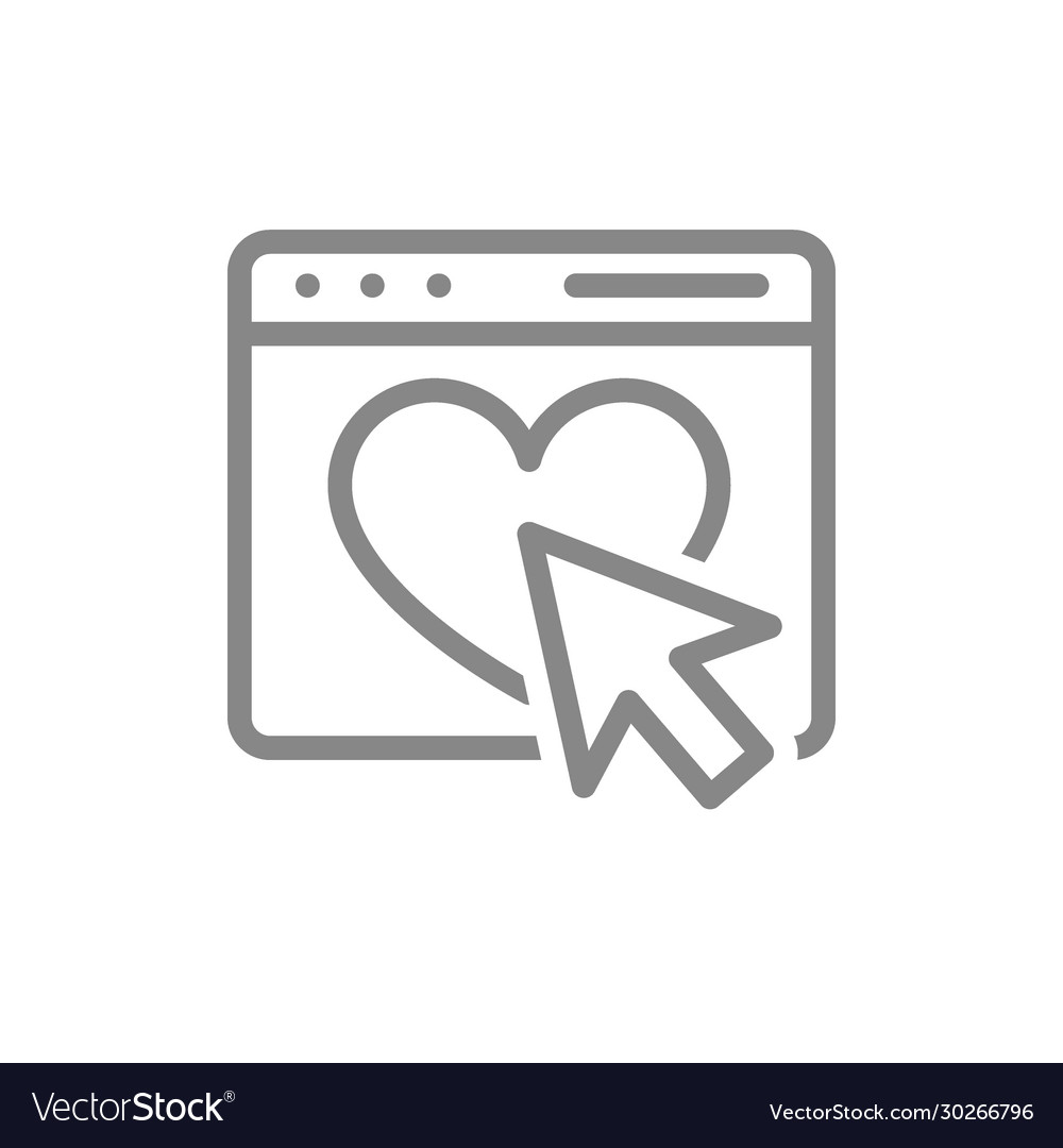 Heart and Arrow Cursor Web Icon