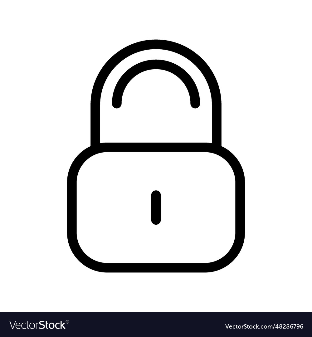 Lock icon Royalty Free Vector Image - VectorStock