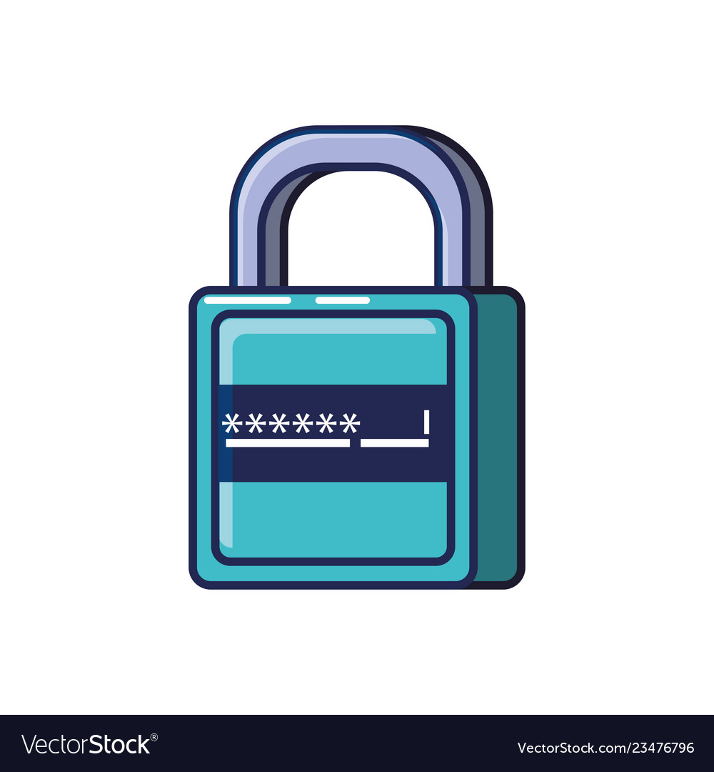 Safe secure padlock with password