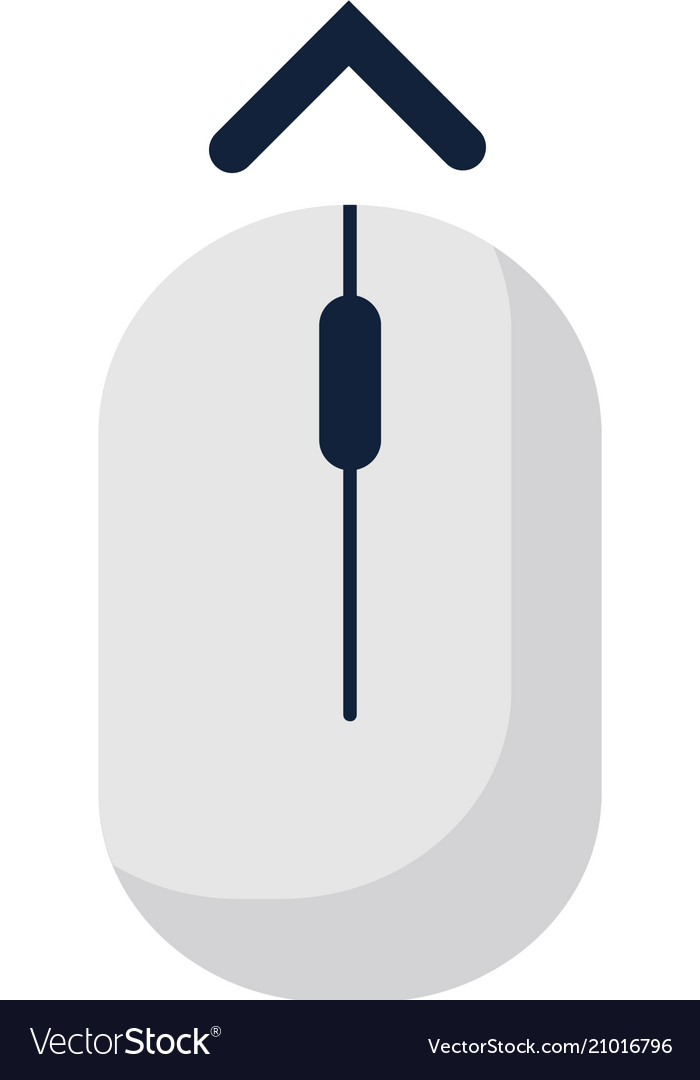 Scroll down up computer mouse icon symbol flat