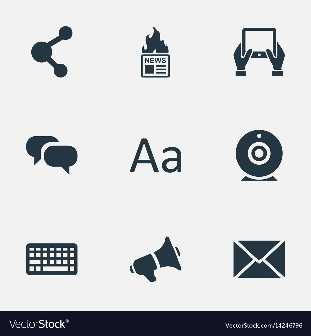 Set of simple user icons