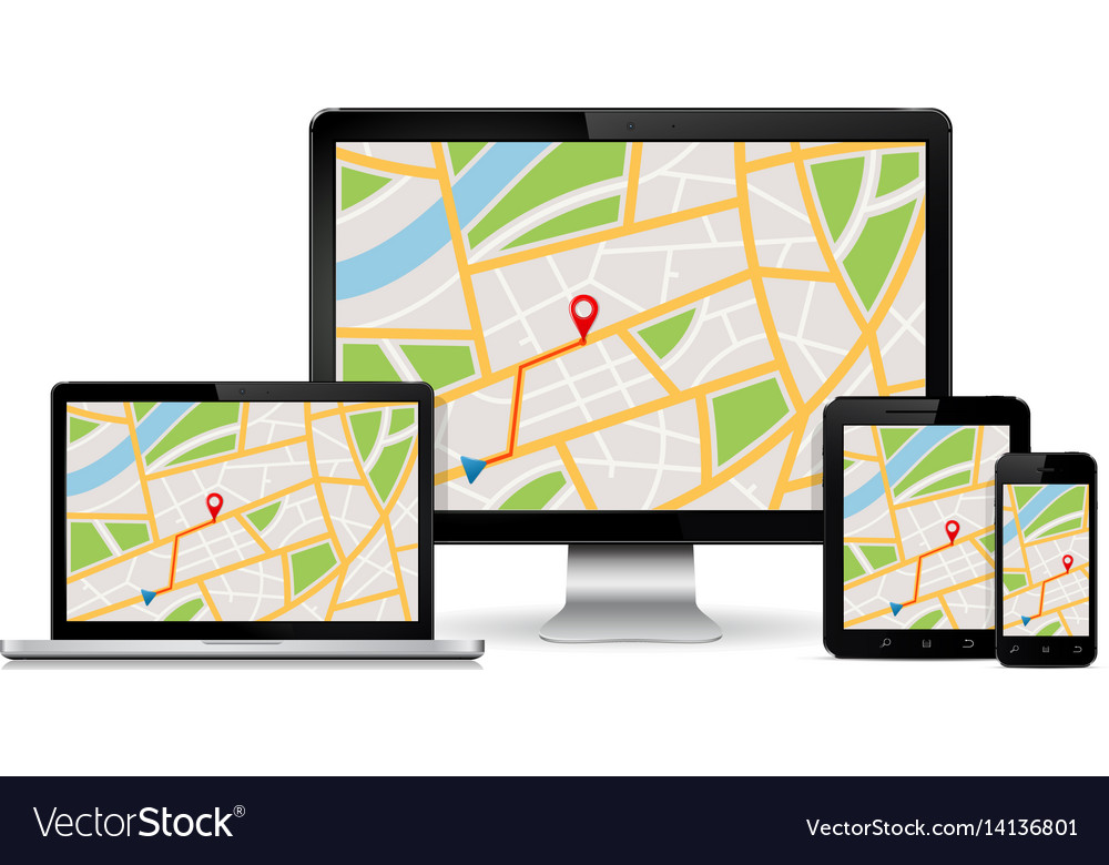 Digital Map Navigation Concept