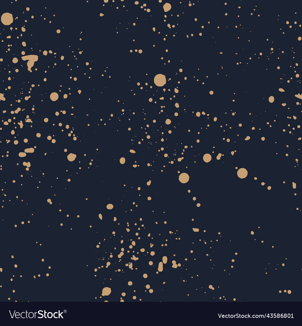 Golden Splatter Pattern