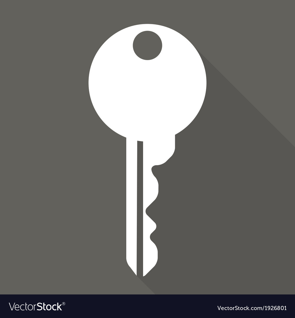 Key Icon Door Lock Symbol Royalty Free Vector Image