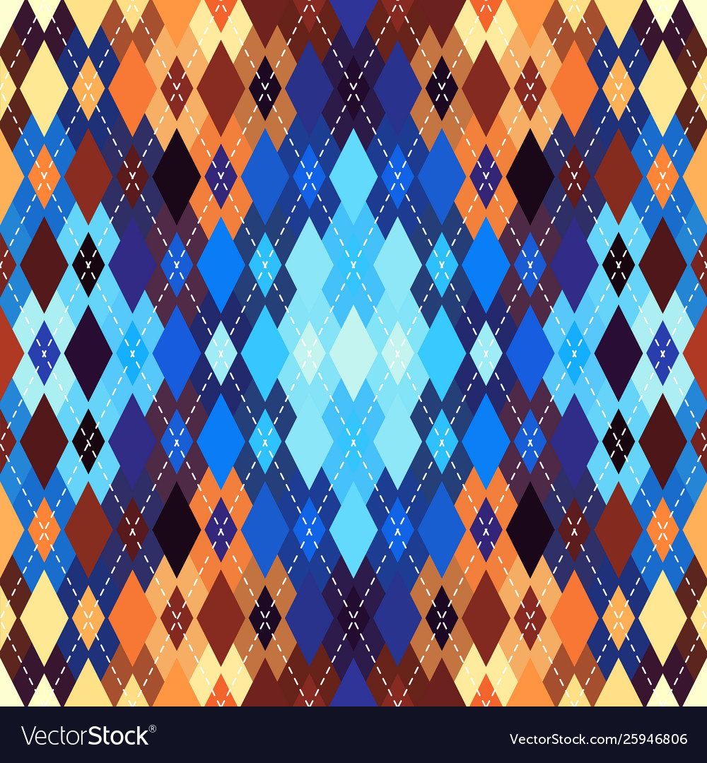 Argyle seamless pattern background vector image Argyle seamless pattern background