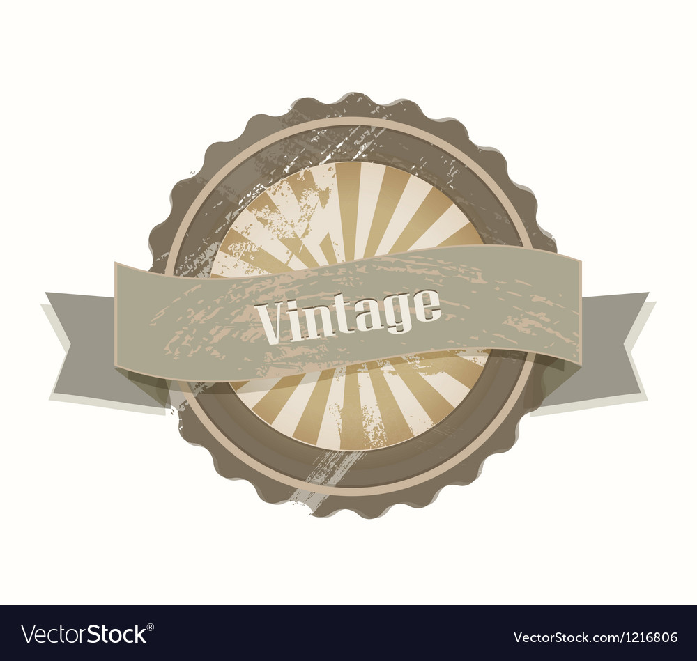 Blank retro vintage labels Royalty Free Vector Image